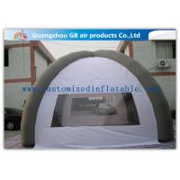 China White 8m Classic Inflatable Air Tent Spider Dome Inflatable Tent With Air Columns for Events for sale
