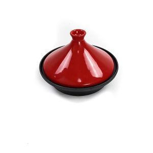 Water Free Cooking Cheese Fondue Pot Enameled Cast Iron Tajine