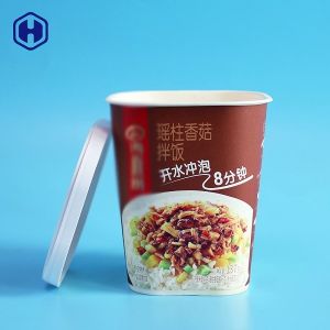 89MM Instant Rice IML Cup Square Lid With Logo Printing