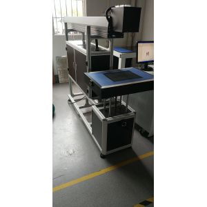Plastic Cloth CO2 Galvo Laser Machine With Glass Tube 200 X 200mm Working Area