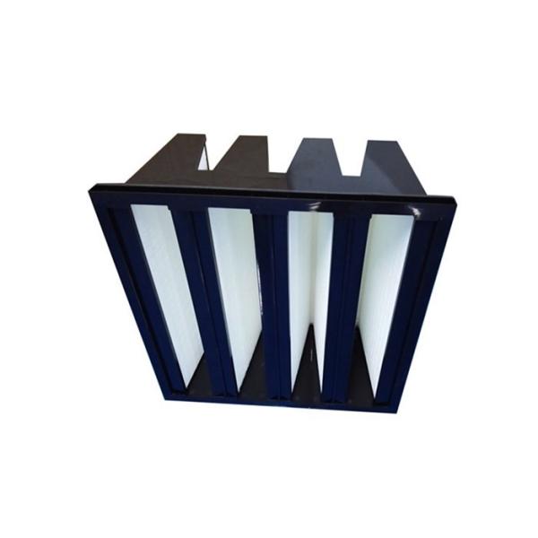 Buy Plastic Frame F7 V Bank Filter For Air Conditioning System at wholesale prices