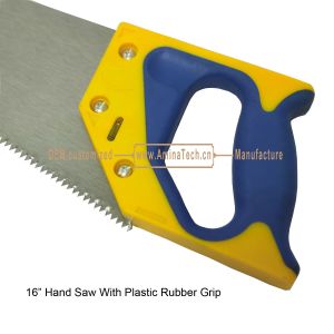 16” Hand Saw With Plastic Rubber Grip,Hand Tools