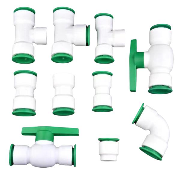 Excellent Performance Round Head PPR Quick Pipe Fitting Water Union Plastic Reducing Adapter for ODM Customized Support