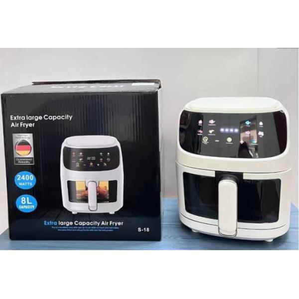 Stainless Steel Electric Heating Air Fryer with High Firepower and Touch Screen