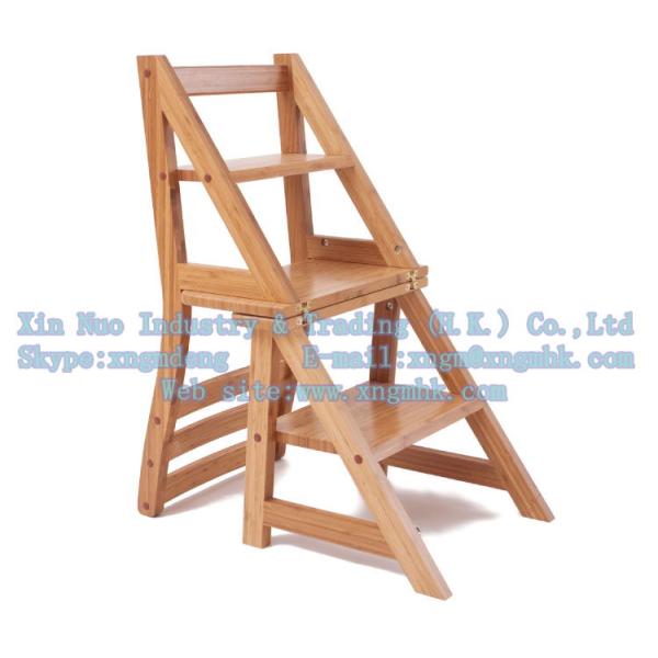 Wooden step ladder, wooden ladder chairs, wooden, wooden chair