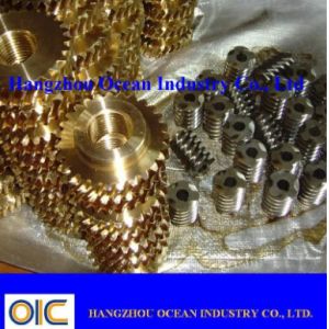 Brass and Copper Worm Pinion Gear