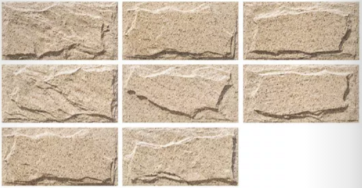 200x400mm White Beige Gray Outdoor Stone Cladding Tiles