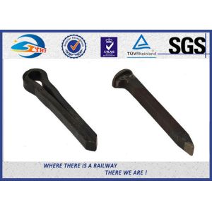 Q235 / 35# Sleeper Lag Screw Track Spikes Railway Fastening System