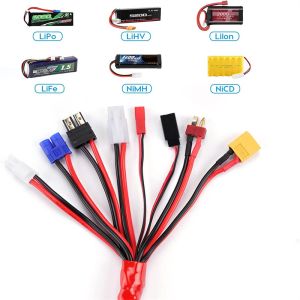 Stable 8 In 1 RC Lipo Charger Leads Multifunctional Heatproof