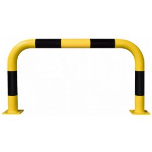 Black Bull Steel XL Collision Protection Guard - 600 x 2000mm - Yellow and Black