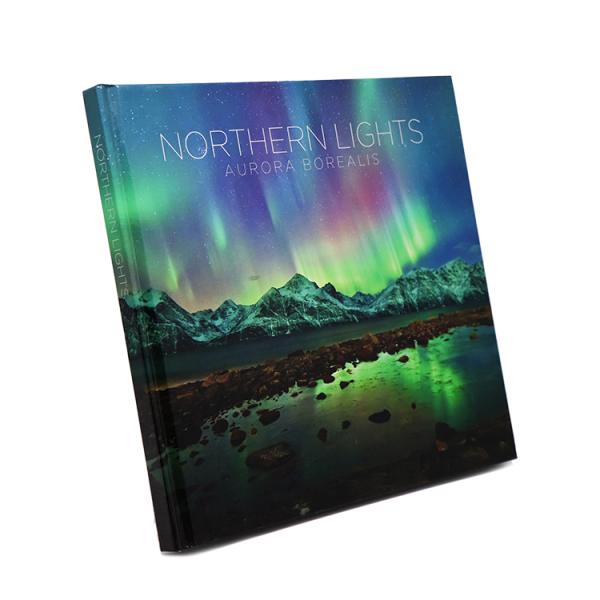 A3 Eco Friendly Silver Hot Stamp Coffee Table Book Printing Of Scenery