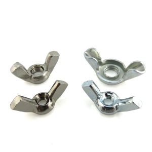 M4 Carbon Steel Zinc Plated Butterfly Wing Nut for Heavy Industry at M1-M16 Size