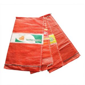 50*80 Circular Mesh Bag for Onion Hdpe Material 20kg Net Bag L-sewing and Mouth