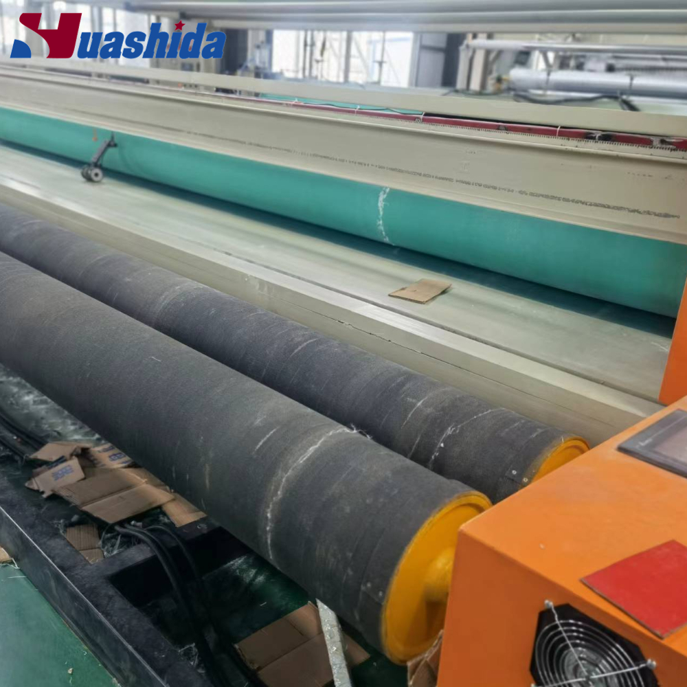 China 8000mm Wide PE/PP/PET/PVC/EVA Geomembrane Extrusion Line for 0.5-2.0mm Thickness Waterproof Sheets on sale