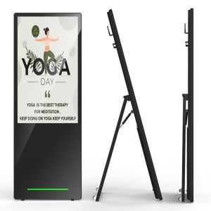 43 Inch Portable 60000mAh Battery LCD Digital Signage Kiosk Board