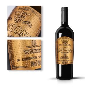 Professional Printing Wine Label Printing Alcohol Watermark Bottle Wine Label