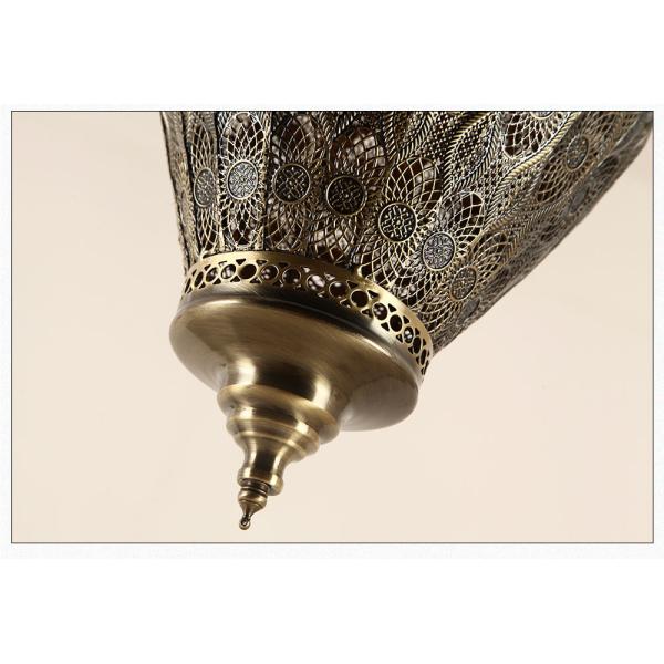 Metal Hollow Hanging Light Morocco Exotic Pendant Light for Turkish Southeast Asia Cloth Shop Light(WH-DC-20)