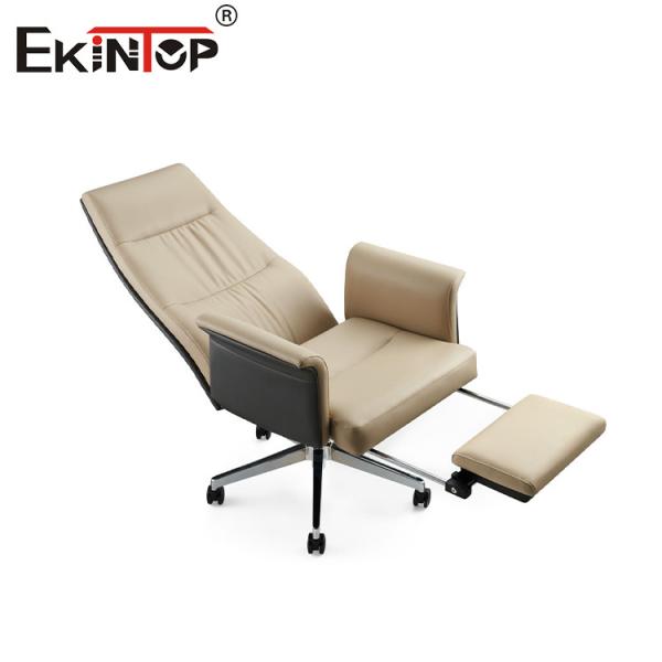 Ergonomic Executive Multi Function Leather Office Chair High Density Molded Foam