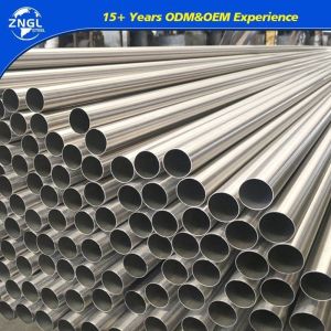SS201 SUS304 316 Round Seamless Stainless Steel Pipe Welded