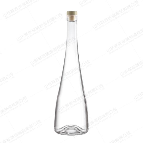 375 Ml 500ml 750ml Wine Liquor Vodka Glass Bottles With Rubber Stopper Sealing Type