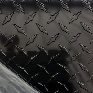 Black Aluminum Tread Plate --------------------------
