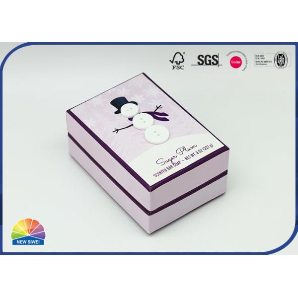 Buy Custom Printed Cardboard Rigid Shoulder Box Soap Packaging at wholesale prices