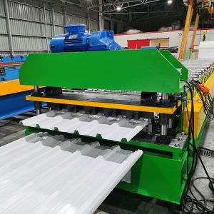 Quality R Panel Corrugated Roof Sheet Roll Forming Machine 3000kg for sale