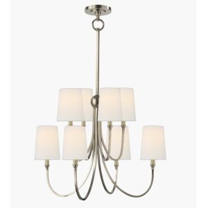 TOB 5010 Reed Large Chandelier 37.5" O/A Height With 8 - E12 Candelabra Socket
