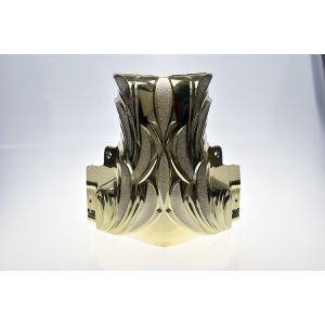 PP Plastic Coffin Corner 1# In Light Gold Color With Steel Bar And Lift Heavy