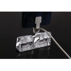 Comer Acrylic anti slip 7" tablet pc display alarm stand holder with charging