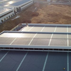 Prefab Steel Structure Workshop with H-Section Beams CE Certified