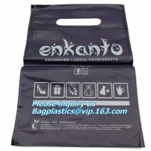 CUSTOMIZED COMPOSTABLE VEST CARRIER BAG, Foldable compostable plastic vest