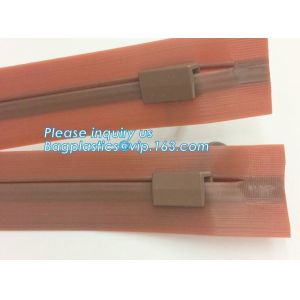 PVC slider zipper, pvc zipper slider seal, PP slider seal, PP zipper slider seal