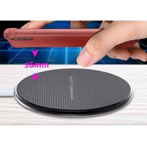 Alu ABS Micro USB 10W QI Standard Wireless Charging Pad