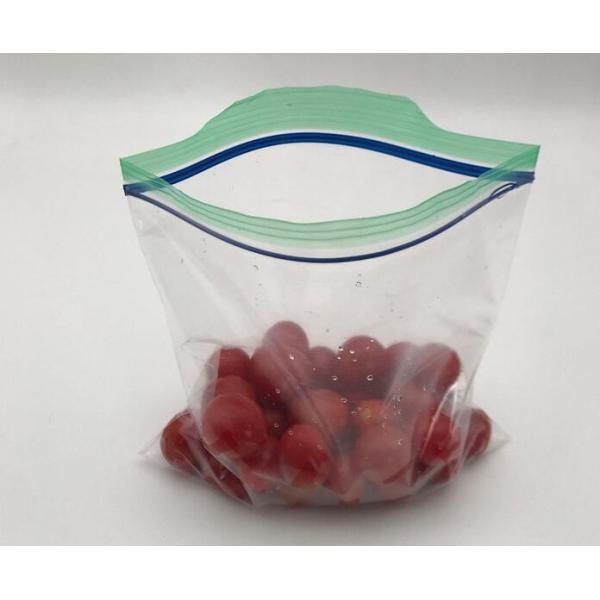 Buy Double zip seal packaging bag, Double sealed food storage custom printed plastic zip lock bag, Moisture Proof plastic go at wholesale prices