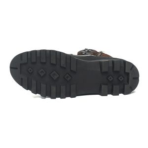 Velvet Sock Dark Brown Lace Up Mens Leather Leisure Shoes