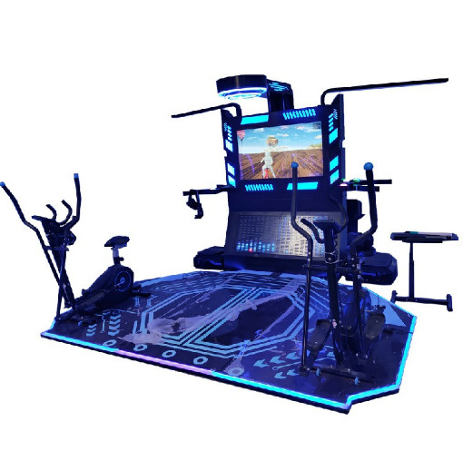 Dancing Game VR Arcade Machine HD Display Acrylic Ergonomic leather chair