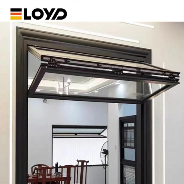 Buy Aluminum Folding Window with Double Glazed Tempered Glass at wholesale prices