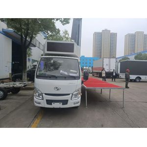 New Advertisement Truck With LED Screen Euro 6 115hp Billboard Advertising Truck