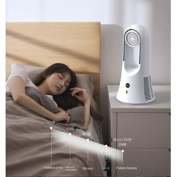 English Operating Language USB Powered Desktop Fan Large Wind Aromatherapy Leafless Fan