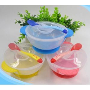 FDA Approved Silicone Mold Tools BPA / Latex Free Baby Feeding Bowl With Spoon
