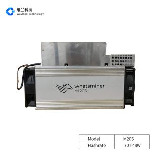 3360W Whatsminer M20s Asic 70t 48W  Support SHA256 Algorithm