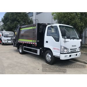 4 Ton Japan ISUZU 4X2 600P Compressed Garbage Truck