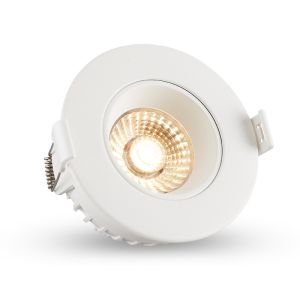 Recessed 8W Dimmable Tiltable LED Downlights Anti Glare Fireproof