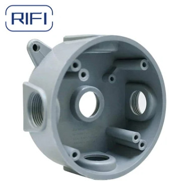 RS9 Raised Steel Cover Galvanized Electrical Conduit Box Cover For EMT Junction Boxes