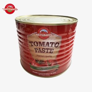 Retomate 2200g Canned Of Tomato Paste With A Brix Of 28–30% Available As Our Brand And With A Full Branding And Packaging Design Service
