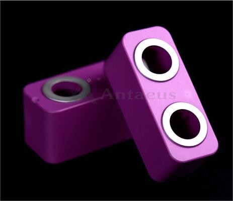 Pink 96% Al2O3 Alumina Ceramic Housing For High Voltage DC Contactor Automotive