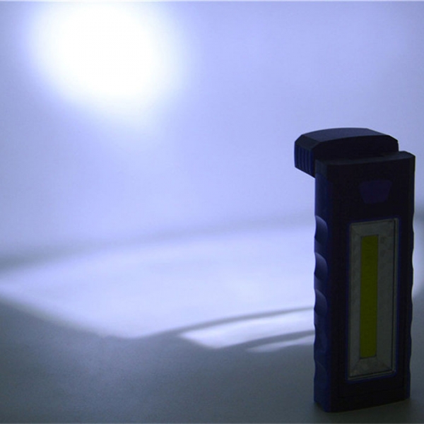 Dual Magnet Battery Operated Camping Lights 3W COB + A Led ABS Plastic