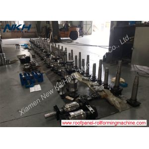 Steel Door Frame Roll Forming Machine Bottom Support Rolling Shutter Profile