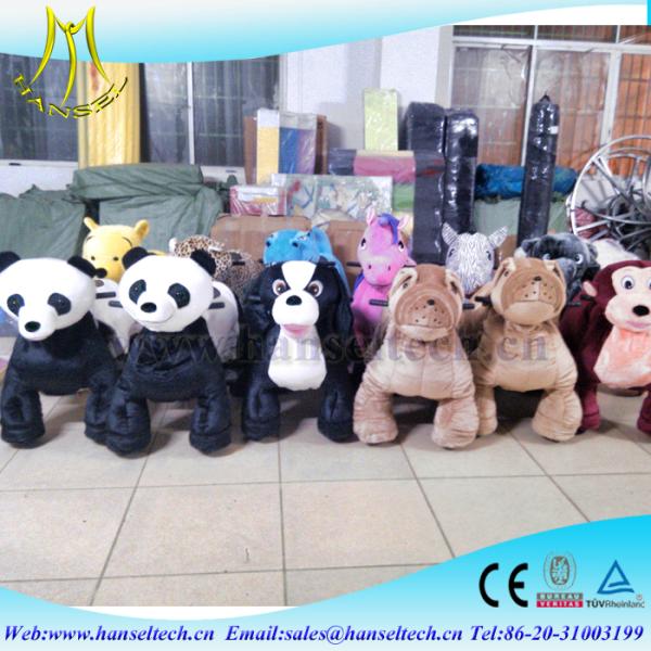 Hansel battery coin operated electric riding animal 4 wheels bikes children moving ride indoor amusement park equipment